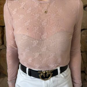 Musa Blusa logato stretching - Pinko
